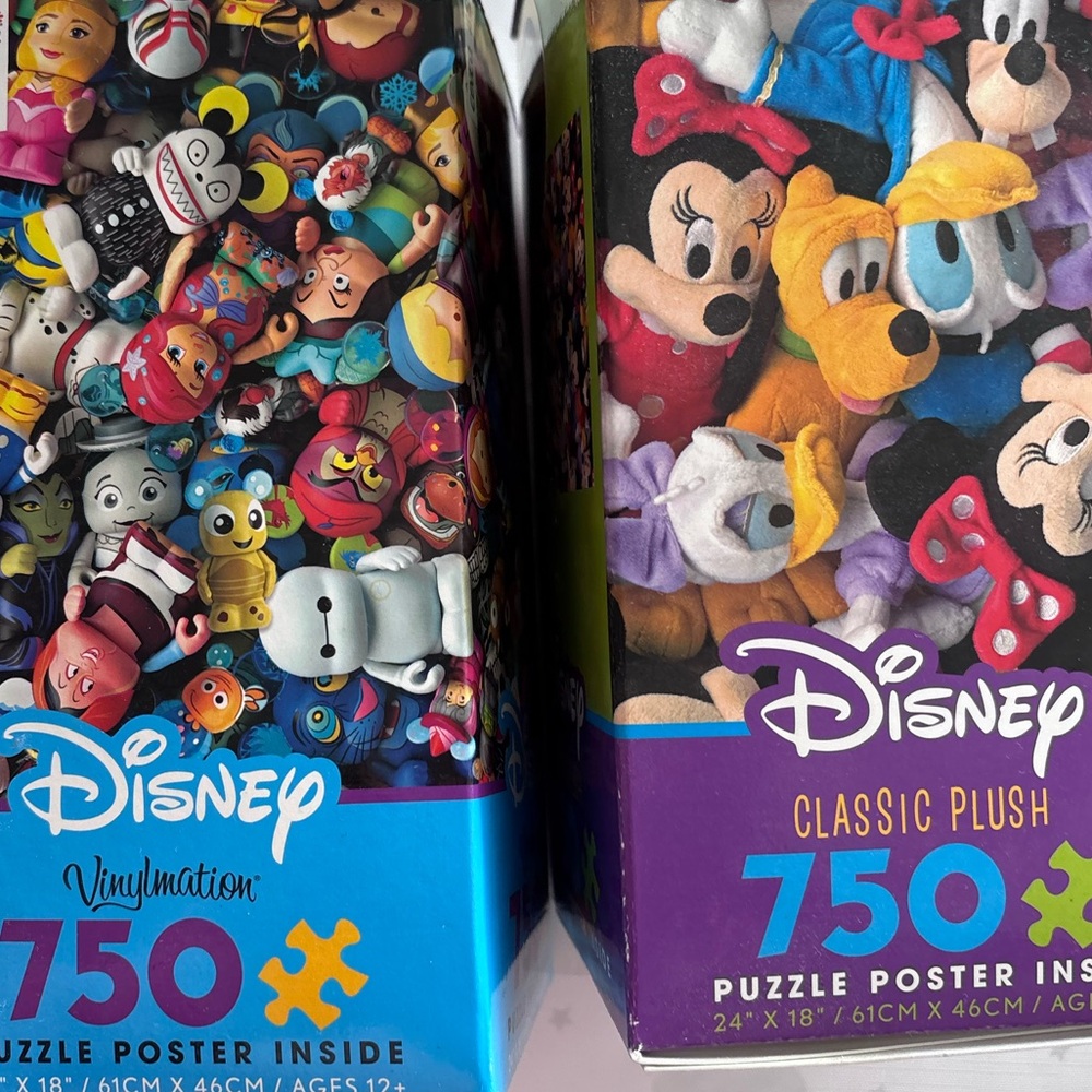 2 Disney 750-Piece Puzzle